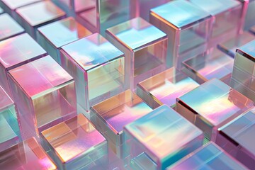 Lustrous Holographic Cubes