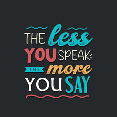 Fototapeta premium Quotes poster design, typography, vector, 