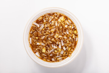 ネギだれ（ねぎ　醤油　酢　砂糖　ごま）