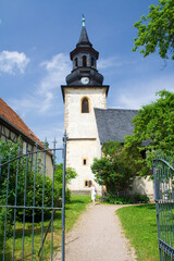 Kirche von Tiefurt, Weimarer Land, Thüringen, Deutschland
