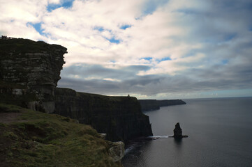 cliffs of moher at sunset