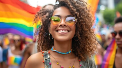 Pride and Progress: Young People Advocating for LGBTQ+ Rights at Pride Parade

