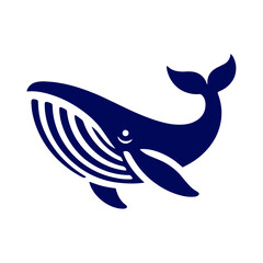 silhouette whales for digital and print, vector, icon, simple, monocrhome