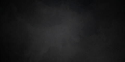 Dark black grunge background. Dark black grunge background with smoke. 