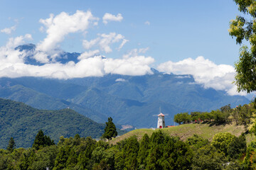 Taiwan Nantou County Cingjing farm scenery