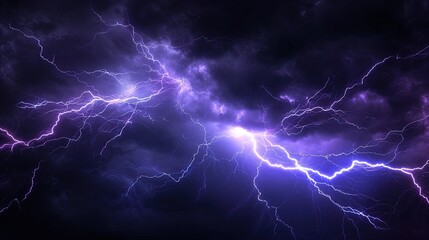 Electrifying Night: Witness lightning's dance in the dark sky, charging the atmosphere with energy. Feel the thrill of nature's power.