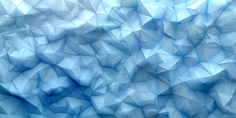 Naklejka premium Solid light blue geometric gradient background,