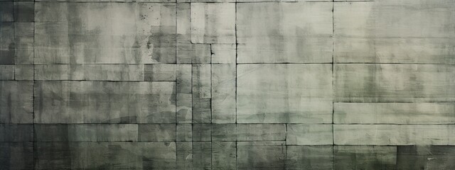 Fototapeta premium a picture of a grey, black surface, in the style of soft tonal shifts, rug, solarization, double lines, stains/washes, graph paper, light silver and green