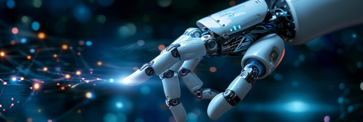 Chatbot, Chat with AI, Artificial Intelligence, Businessman using technology smart robot for business by enter command prompt, AI, artificial intelligence, Innovation futuristic technology