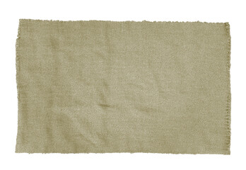 beige fabric swatch samples isolated 