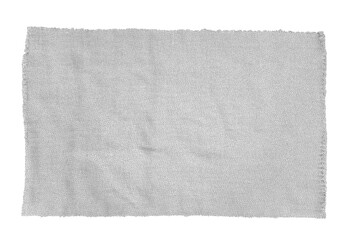 white fabric swatch samples isolated  - obrazy, fototapety, plakaty