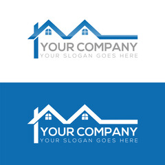 Real Estate home roof vector 