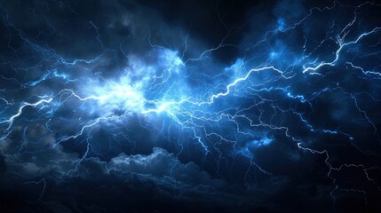 Electrifying Night: Witness lightning's dance in the dark sky, charging the atmosphere with energy. Feel the thrill of nature's power.