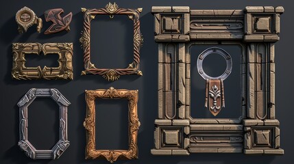 Fantasy Frame in Game Style