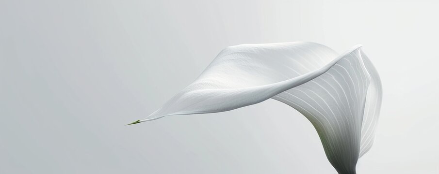 white feather on black HD 8K wallpaper Stock Photographic Image © Saad