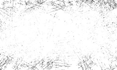 Overlay textures stamp with grunge effect. Old damage Dirty grainy and scratches. distressed black grain texture. Distress overlay vector textures.	