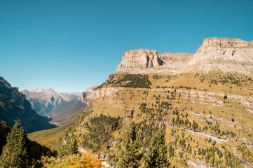 canyon mountain cliff view