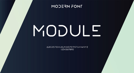 Abstract sci fi modern alphabet fonts. Science fiction typography sport, technology, fashion, digital, future creative logo font. vector illustration