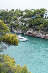 boats in the rock bay