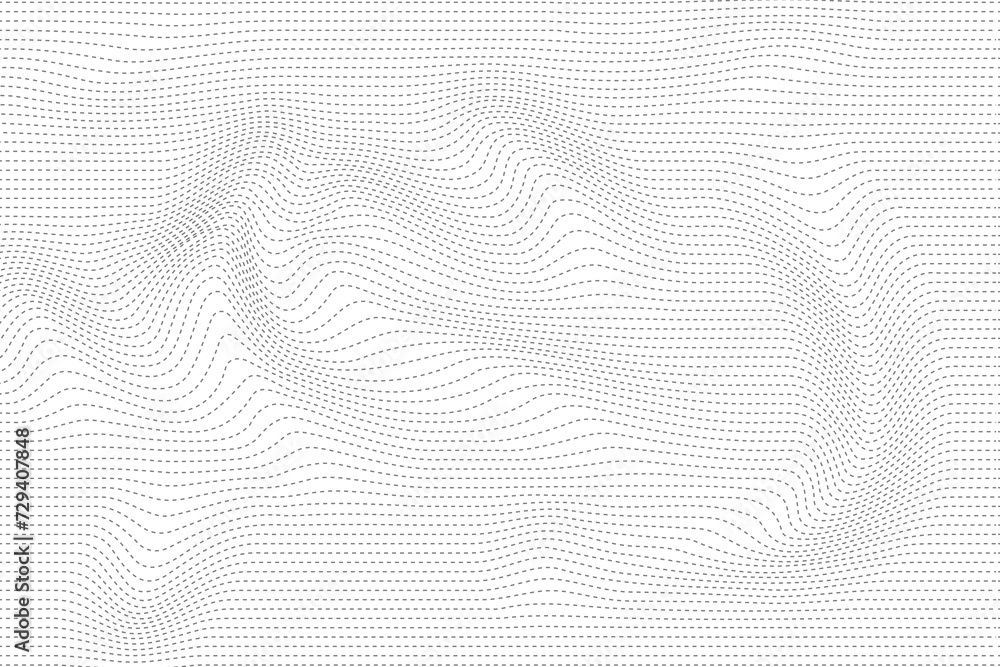 Poster soft dynamic dots line the modern polka dots background.