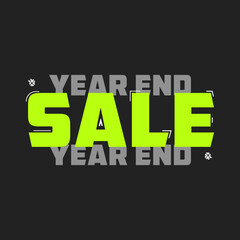 Year End Sale Sticker - Year End Sale Label - Year End Sale Design