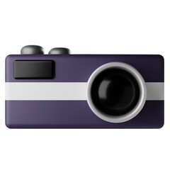 Mirrorless Camera 3D Illustration