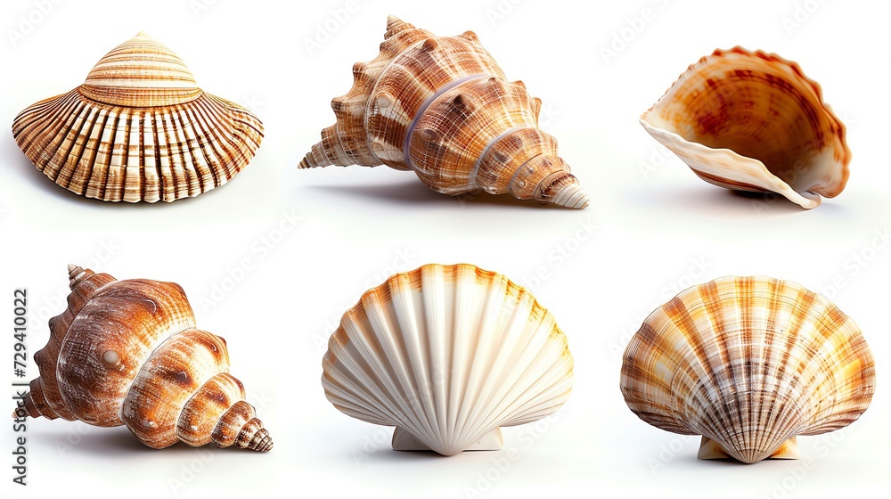 Wall mural Set of Shells