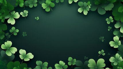 Happy St. Patrick's Day background holiday illustration