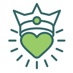 Crowned Heart Icon