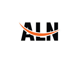 ALN Logo design vector template