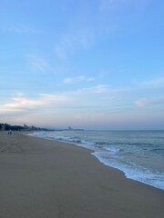 beach at sunset