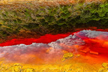 Red Water Reflections at Rio Tinto