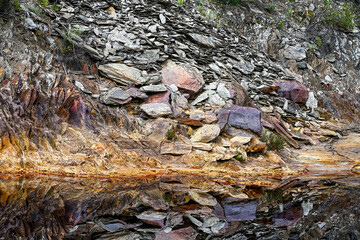 Red Water Reflections at Rio Tinto