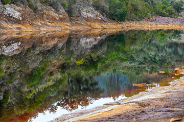 Red Water Reflections at Rio Tinto