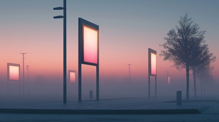 The Beauty of Simplicity: Wireless Signs in Minimalist Landscapes