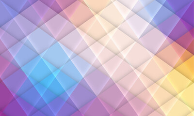 Abstract Delaunay Voronoi trianglify color diagram background vector illustration. Abstract vector geometric background