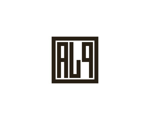 ALQ Logo design vector template