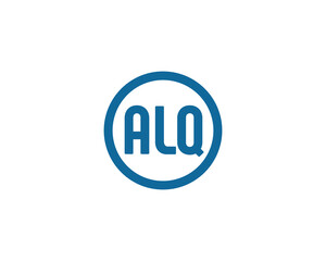 ALQ Logo design vector template