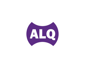 ALQ Logo design vector template