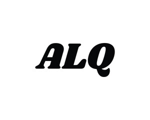 ALQ Logo design vector template