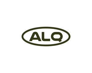 ALQ Logo design vector template