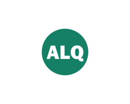 ALQ Logo design vector template