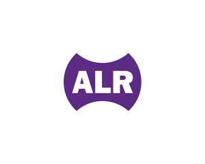 ALR Logo design vector template