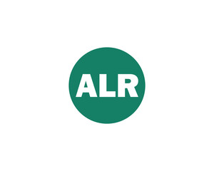 ALR Logo design vector template