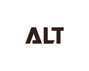 ALT Logo design vector template
