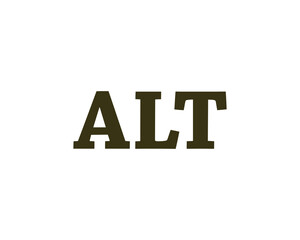 ALT Logo design vector template