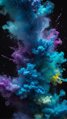 colorful smoke 