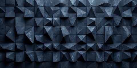 Enhancing Sound Isolation In Dimly Lit Spaces With 3D Acoustic Foam Panels. Сoncept Soundproofing Techniques, Acoustic Treatment, Noise Reduction Solutions - obrazy, fototapety, plakaty