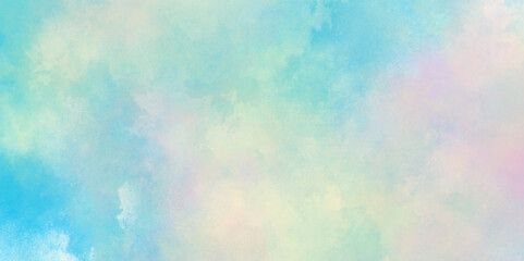 Rainbow colors watercolor paint splashes watercolor background with stains, soft colorful abstract watercolor paint background design, watercolor paper textured illustration with splashes.