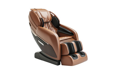 a electric massage chair realistic on transparent background